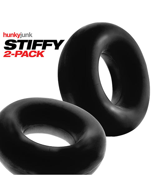 Hunky Junk Hunky Junk Stiffy 2 Pack Cockrings - Tar Ice - Image 5