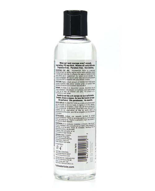 Fuck Water Thick Clear H2O - 8 oz