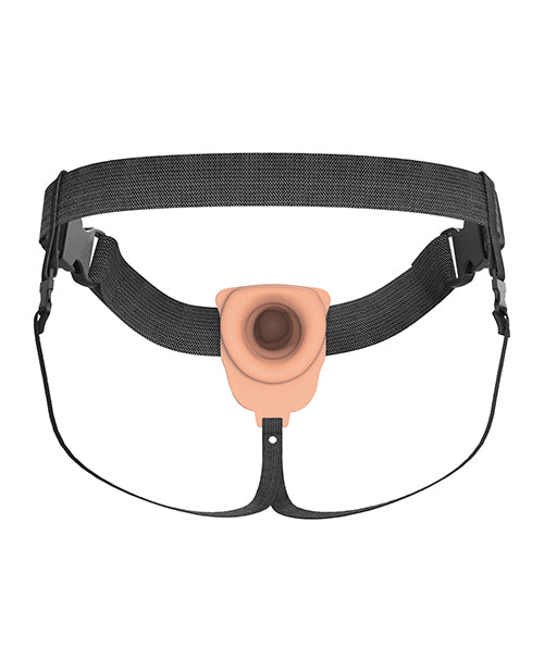 Fantasy X-tensions Fantasy X-Tensions Elite 6" Vibrating Hollow Strap-On - Light - Image 5