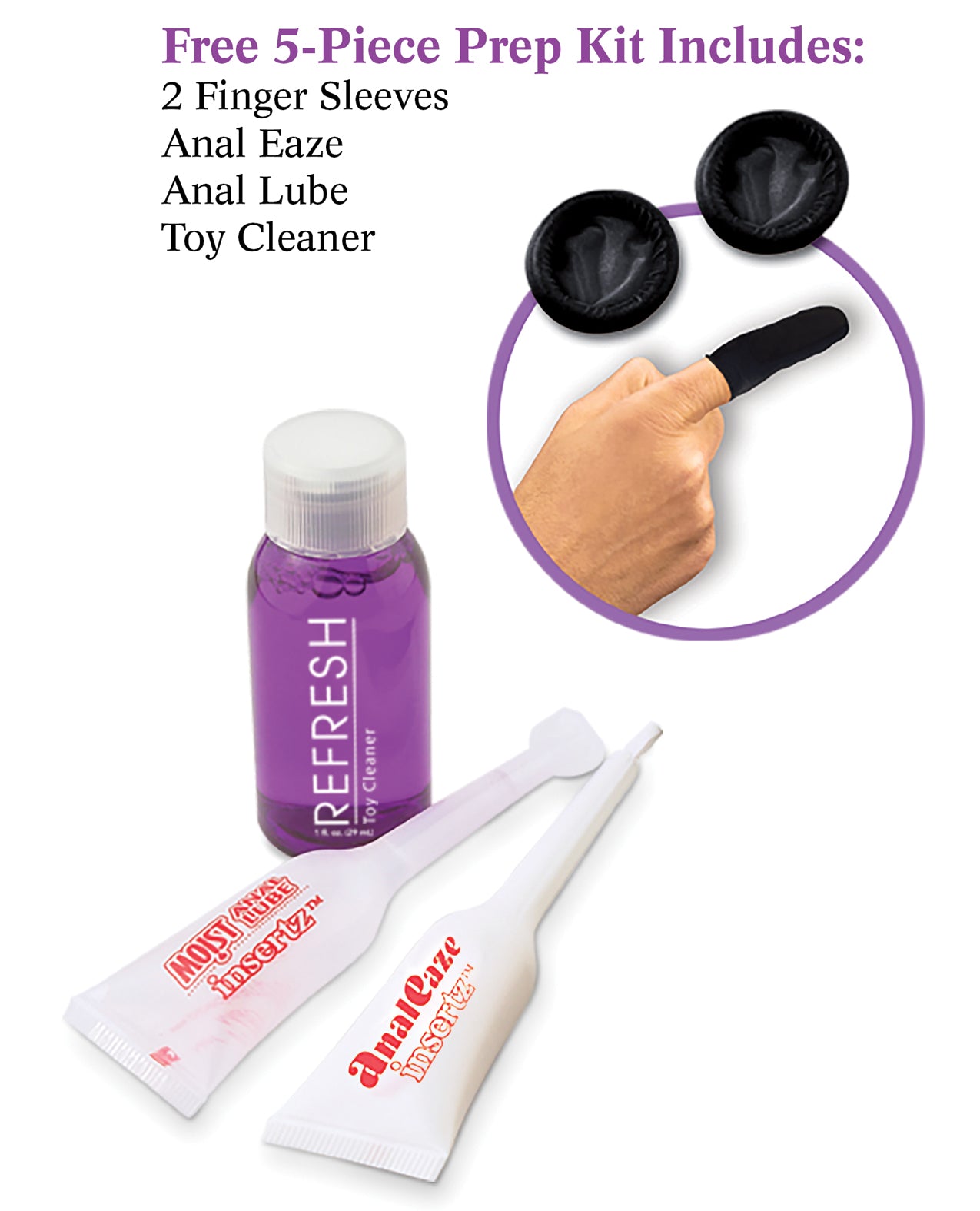 Anal Fantasy Collection Vibrating Reach Around - Black