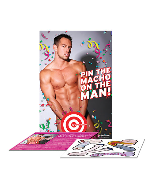 Bachelorette Party Favors Pin the Macho On the Man Game