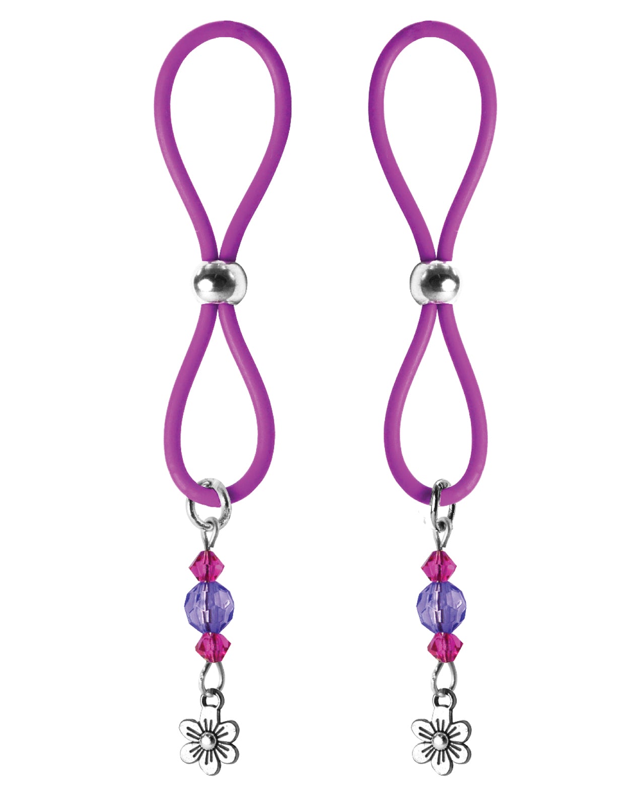 Bijoux de Nip Bijoux de Nip Nipple Halos Flower Charm - Purple - Image 2