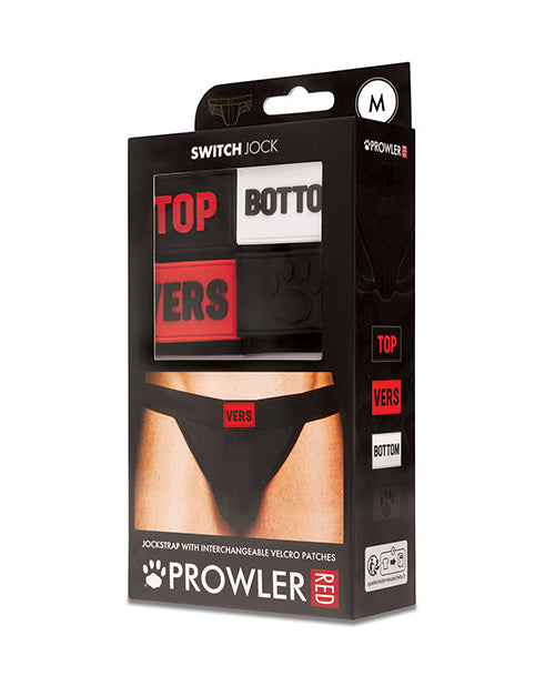 Prowler Switch Jock w/Four Interchangeable Patches - Black MD