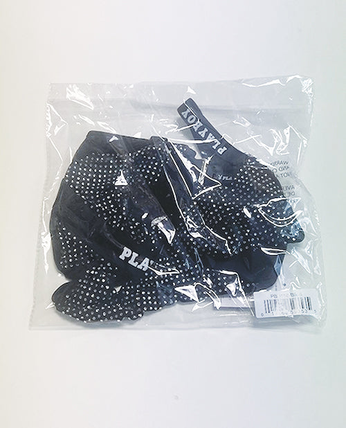 Playboy Disco Fever Rhinestone & Spandex Teddy - Black 2X