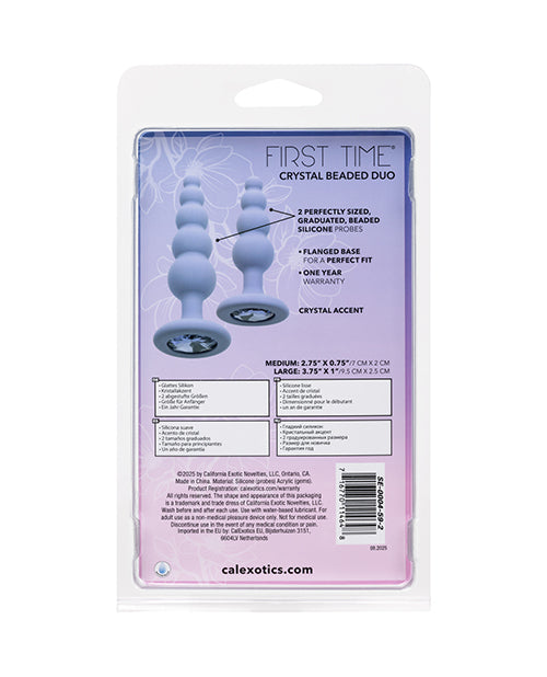 First Time Crystal Beaded Duo