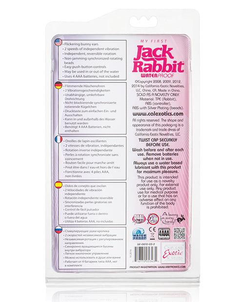 Jack Rabbit My First Waterproof - Pink