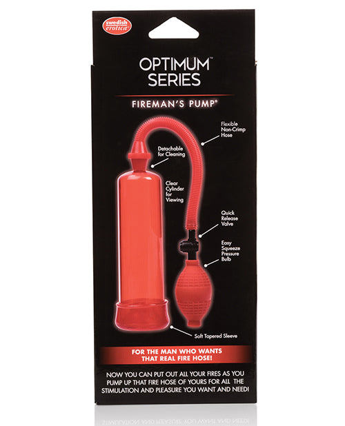 Fireman's Pump Masturbator - Red