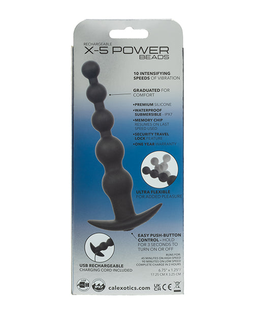 CalExotics Anal Toys Rechargeable X-5 Power Beads - Image 2