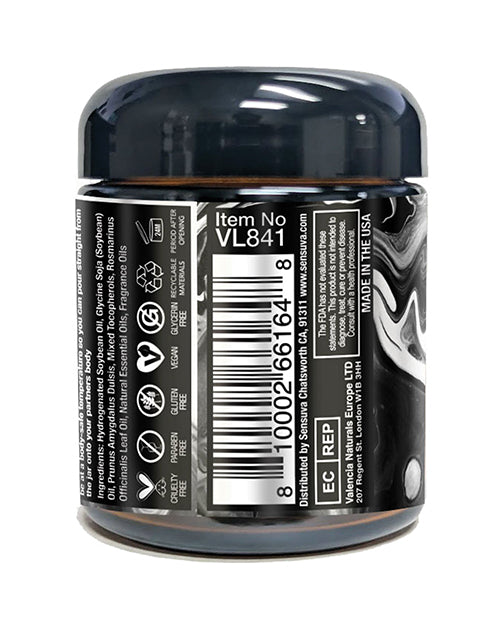 Sensuva Hero Dark Temptation Luxury Candle - 4 oz Ocean & Forest