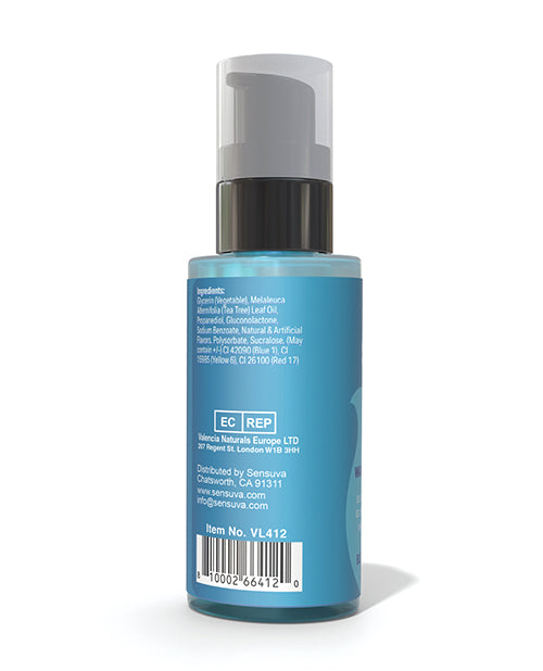 Sensuva Sizzle Lips Warming Gel - 2 oz Bottle Blueberry Ice Pop - Image 2