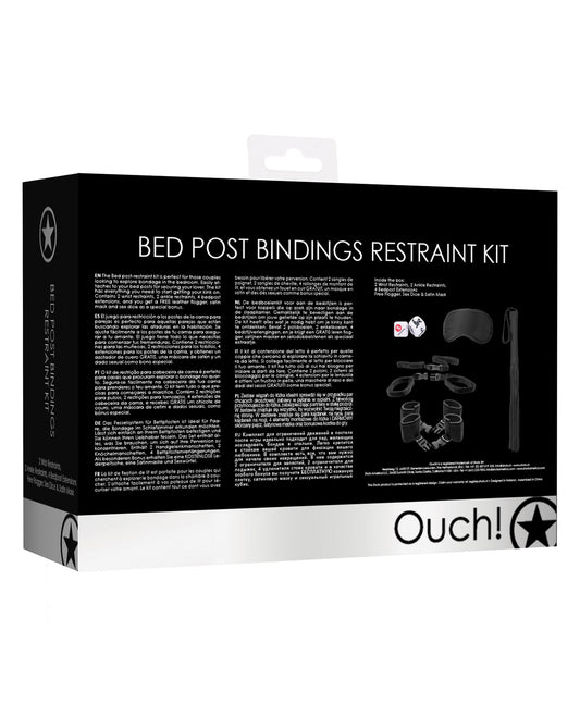 Shots Ouch Bed Post Bindings Restraint Kit