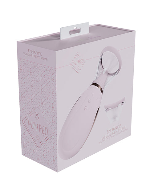 Shots Shots Pumped Enhance Rechargeable Vulva & Breast Pump - Pink - Image 4