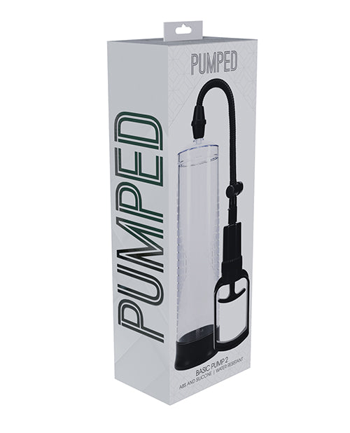 Shots Shots Pumped Basic Pump 2 Water Resistant Penis Pump - Translucent - Image 3