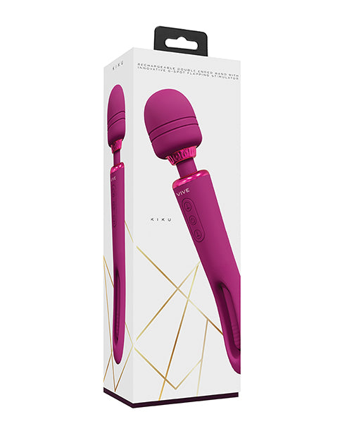 Vive Shots Vive Kiku Double Ended Wand & G-Spot Stimulator - Pink - Image 4