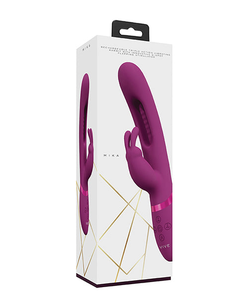 Vive Shots Vive Mika Flapping Tongue Rabbit Vibrator - Pink - Image 5