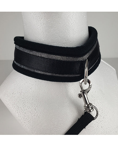 Spartacus Spartacus Collar & Leash - Neoprene Silver - Image 3