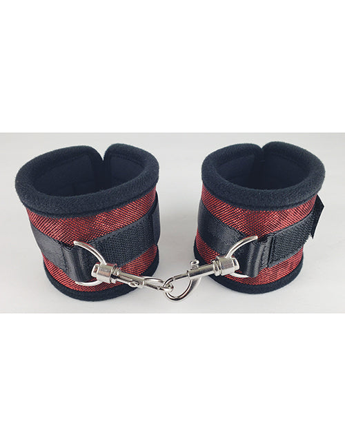 Spartacus Spartacus Wrist Restraints - Neoprene Red - Image 3