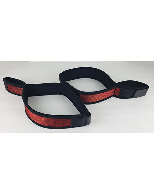 Spartacus Spartacus Wrist to Thigh Cuffs - Neoprene Red - Image 3