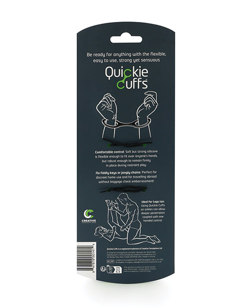 Quickie Cuffs Large - Black