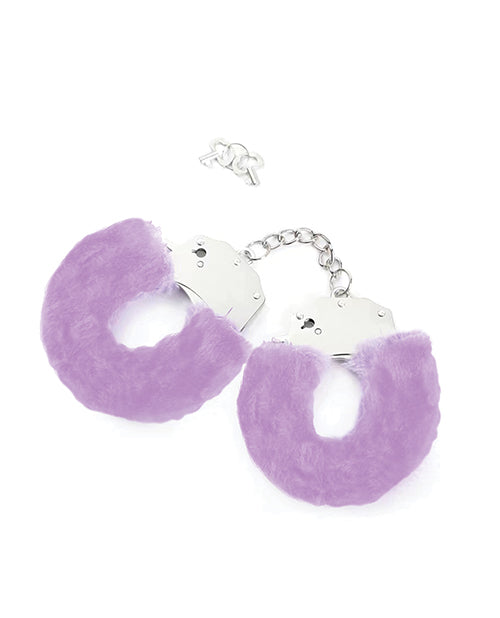 Hello Sexy! Bound By Bliss Fuzzy Wrist Cuffs - Lilac