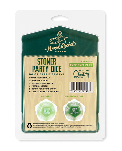 Wood Rocket Wood Rocket Stoner Party Dice Game - Green - Image 4