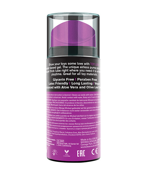 Wicked Sensual Care Wicked Sensual Care Toy Love Waterbased Gel - 3.3 oz - Image 2