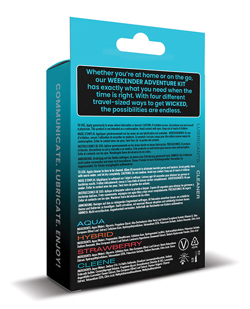 Wicked Sensual Care Weekender Kit - 1 oz Bottles