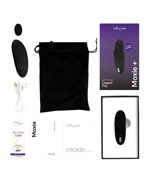 We-Vibe Moxie+ Panty Vibe - Satin Black