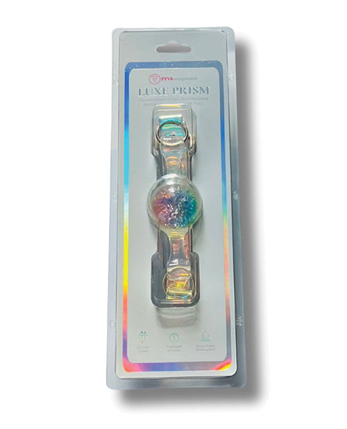 Luxe Prism Small Ball Gag - Rainbow