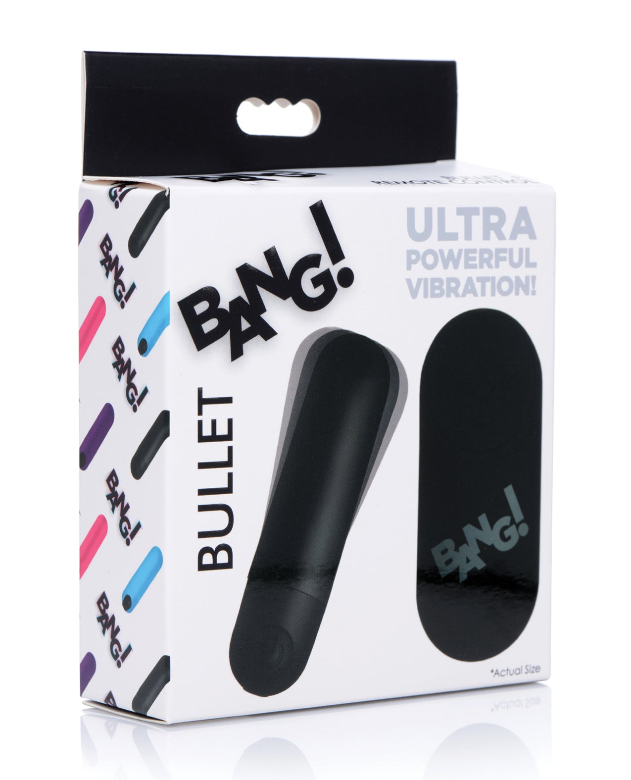 Bang! Bang! Vibrating Bullet w/Remote Control - Black - Image 4