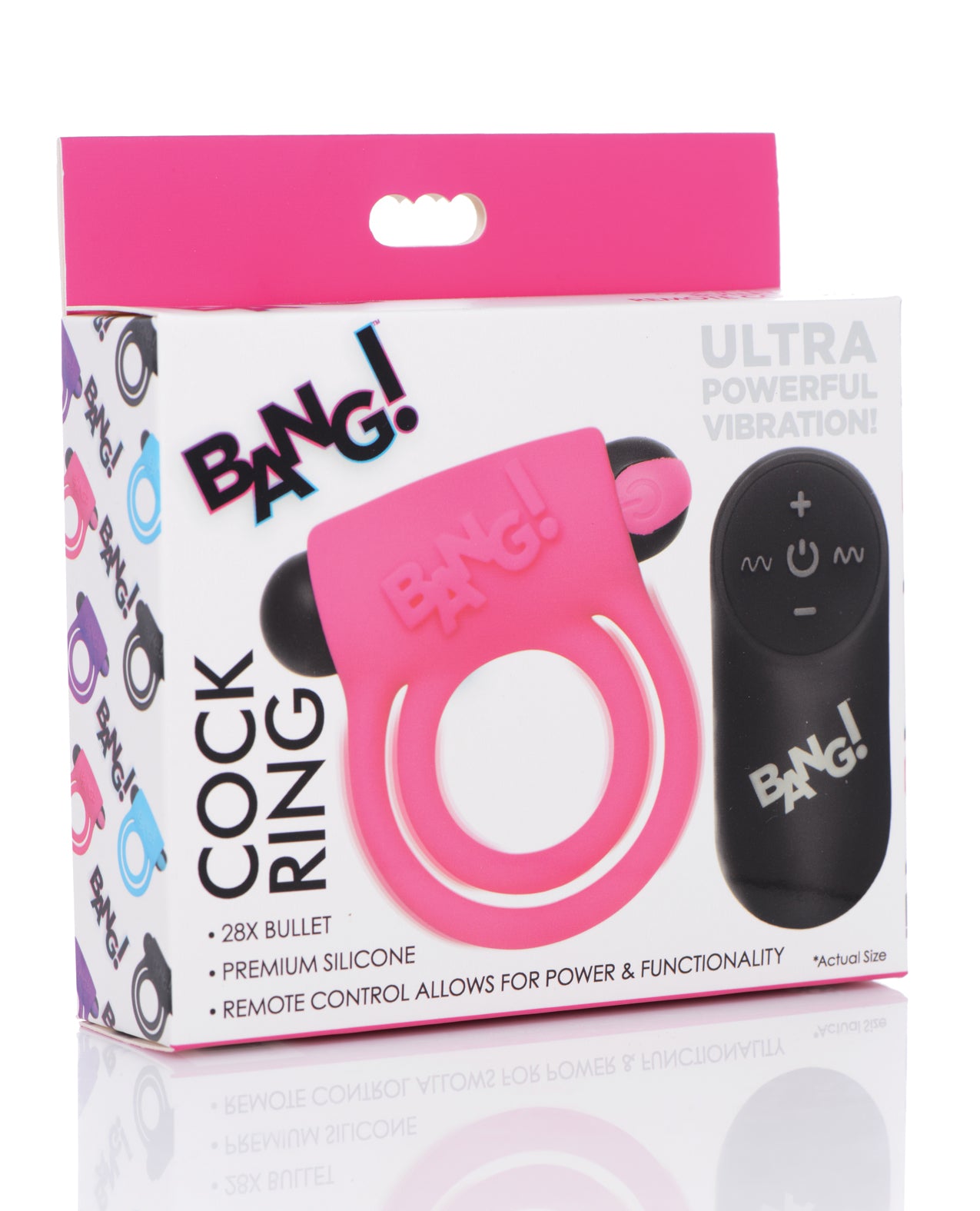 bang vibrating bullet Bang! Vibrating Silicone Rechargeable Bullet - Remote Control main image 0
