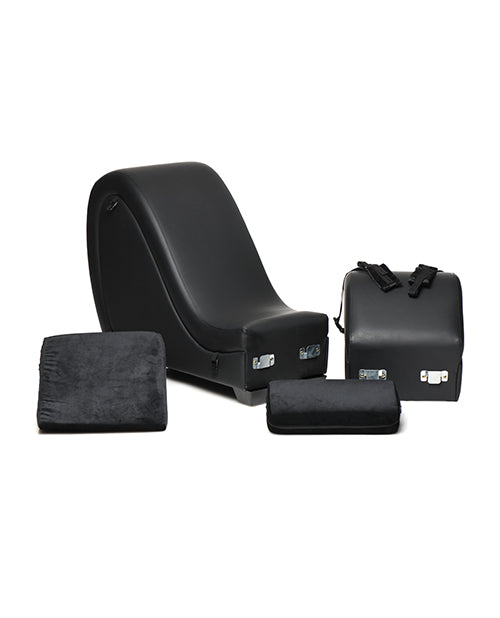 Master Series Kinky Couch Detachable Sex Chaise Lounge - Black