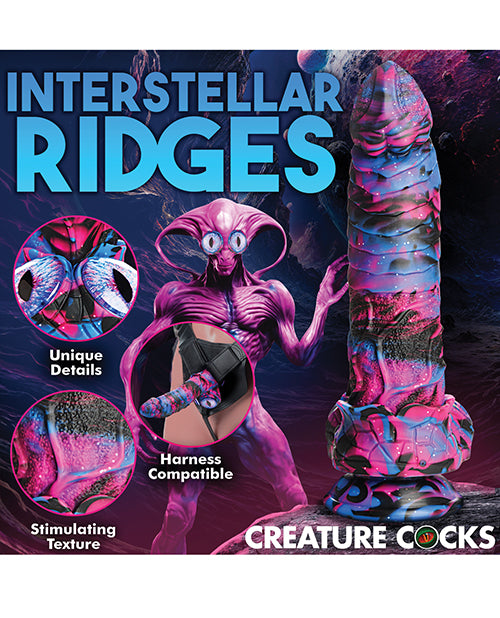 Creature Cocks Alienoid Silicone Dildo - Multi Color
