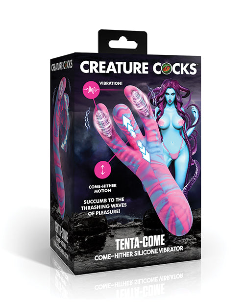 Creature Cocks Tenta-Come Come-Hither Tentacle Silicone Vibrator myluxurytoys Creature Cocks Tenta-Come Come-Hither Tentacle Silicone Vibrator myluxurytoys