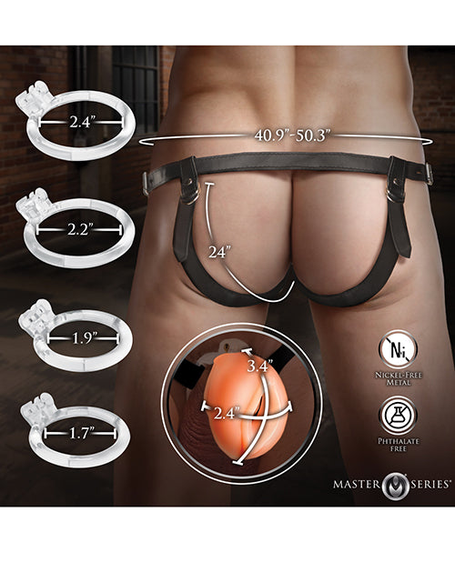 Master Series Pussy Chastity Cage - Light