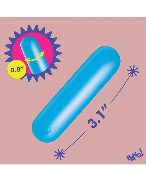 Bang! Flexible Silicone Bullet - Blue