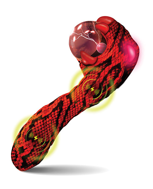 Creature Cocks Cobra Scepter Plasma Vibrator - Red/Black