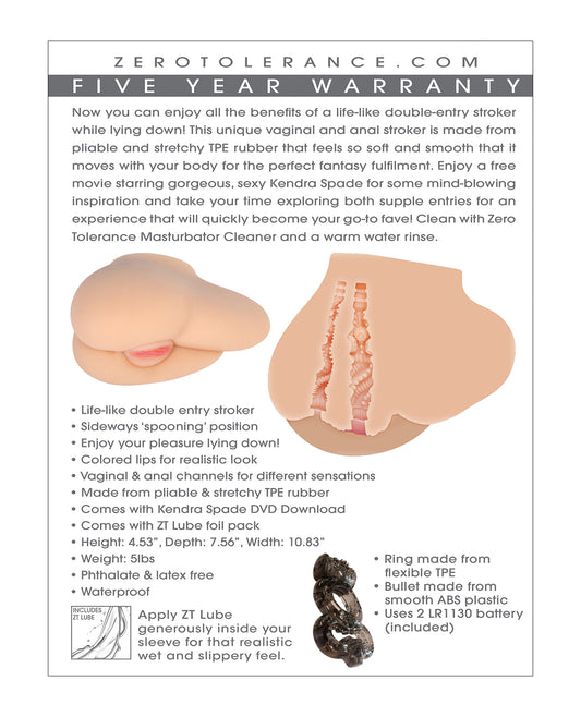 Zero Tolerance Kendra Spade Pussy Stroker w/Movie Download