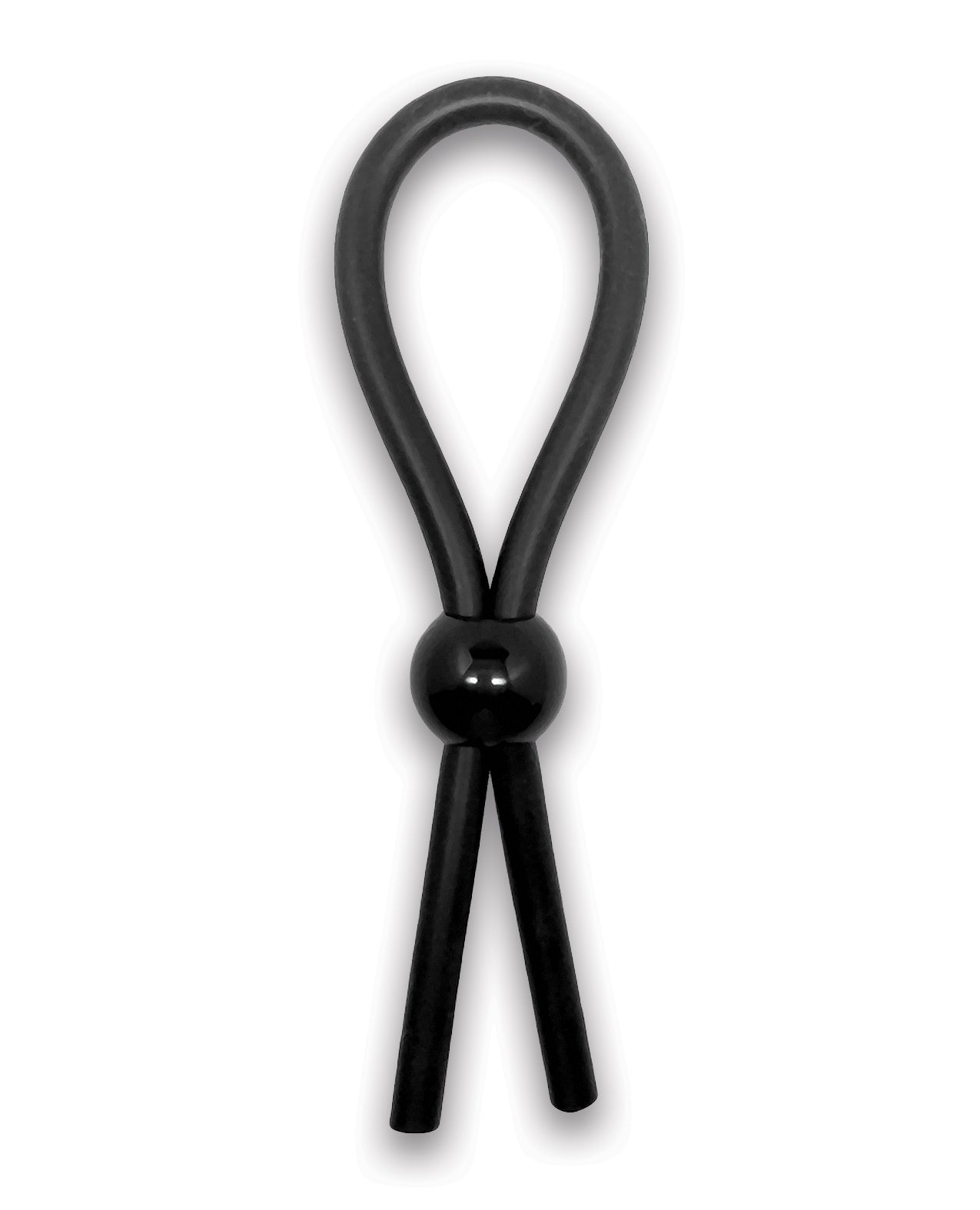 Rock Solid Lasso Single Adjustable Lock Black Silicone