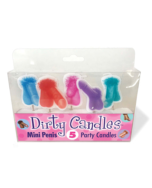 Mini Penis Dirty Candle Set - Set of 5