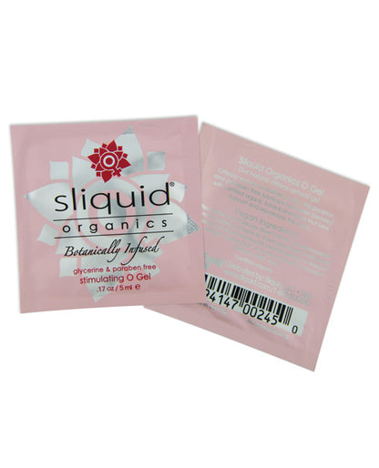 NO ETA Sliquid Organics O Gel - .17 oz Pillow