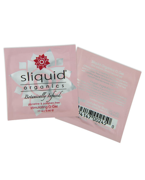 NO ETA Sliquid Organics O Gel - .17 oz Pillow