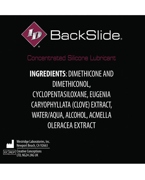 ID Backslide Anal Lubricant 1 oz