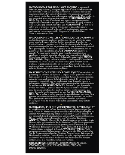 Kama Sutra Kama Sutra Love Liquid Classic Water Based Lube - 3.4 oz - Image 2