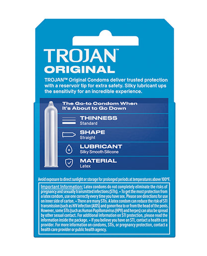 Trojan Trojan Enz Lubricated Condoms - Box of 3 - Image 4