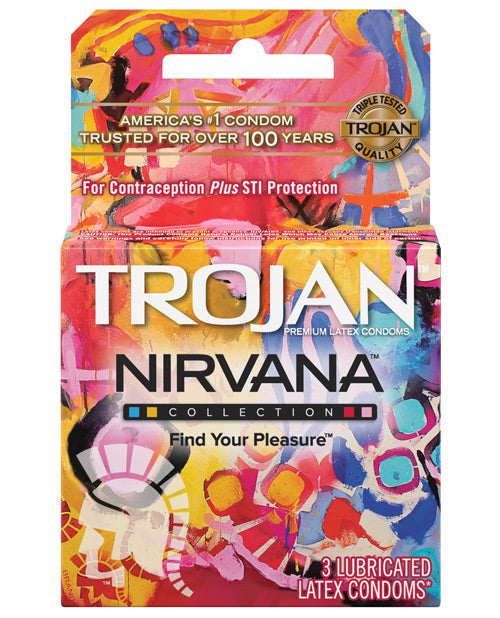 Trojan Nirvana Condoms - Pack of 3