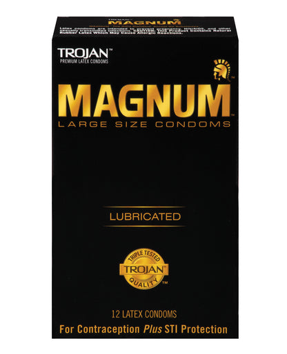 Trojan Magnum Condoms - Box of 12