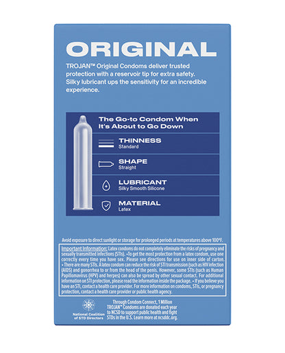 Trojan Trojan Enz Lubricated Condoms - Box of 12 - Image 6