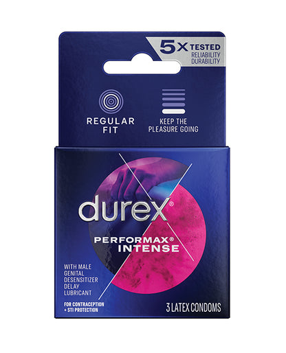Durex Performance Intense Condoms - Box of 3