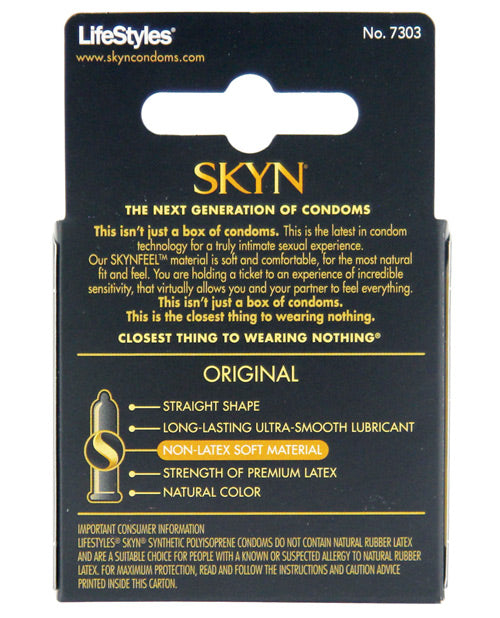 Lifestyles SKYN Original Condoms -  Box of 3